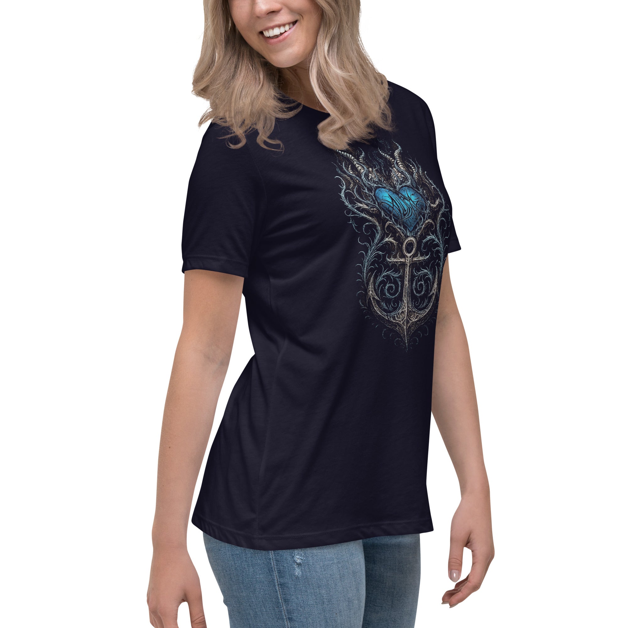 Maglietta Donna Grigia Taglia XXL Con Scritta 'Keep Calm And Love Flour', 100% Cotone, Morbida E Traspirante, Stampa Diretta Resistente, Perfetta Per Ogni Giorno.